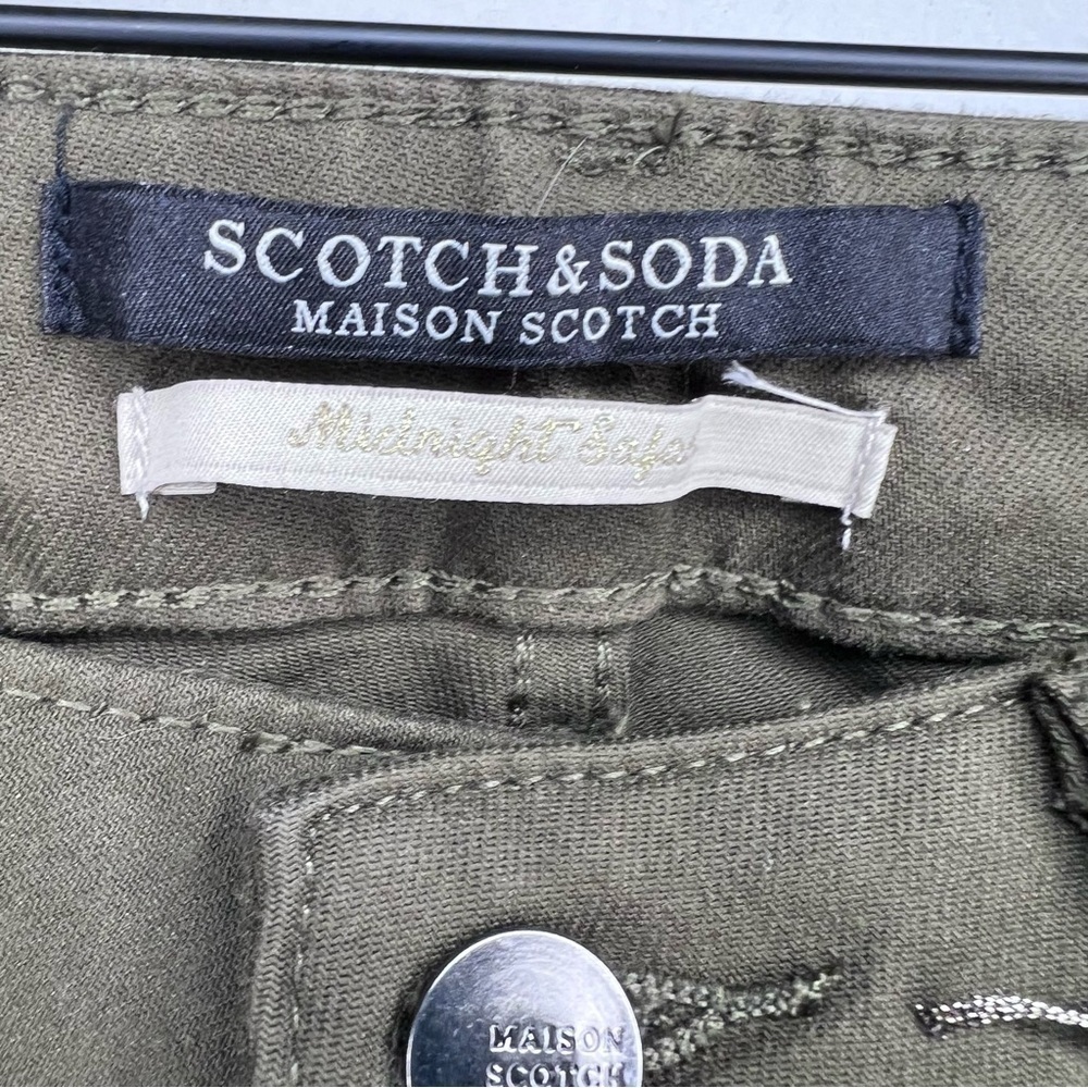 Scotch & Soda Green Cargo Skinny Pants Size 26 - Picture 5 of 9